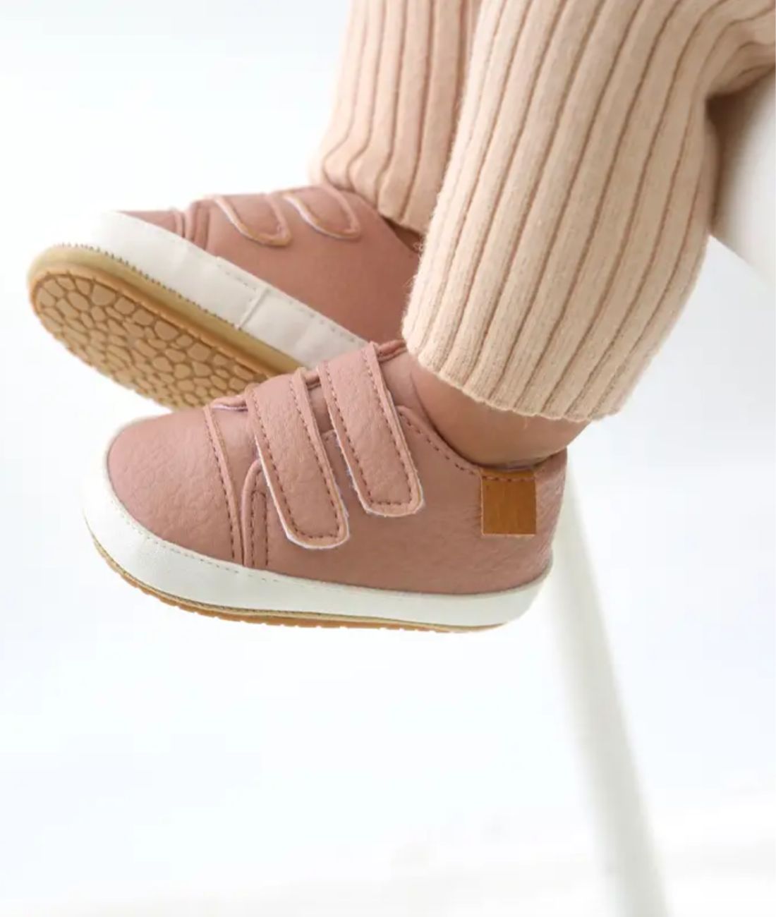 Baby Synthetic Leather Loafers Fuchsia