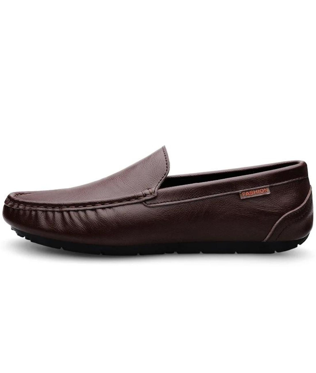 Men’s Penny Leather Loafers Coffee Brown