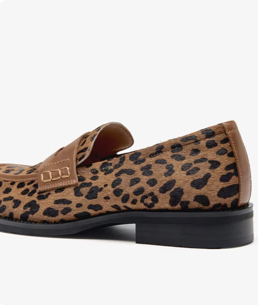 Women’s Chunky Suede Platform Loafers Cognac Brown