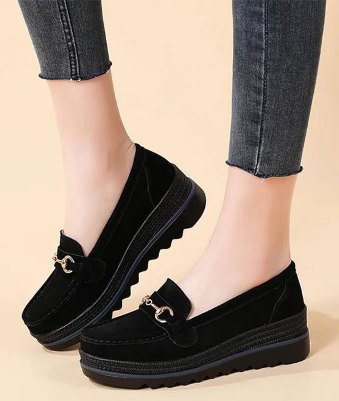 Women’s Horsebit Patent Leather Loafers Deep Black