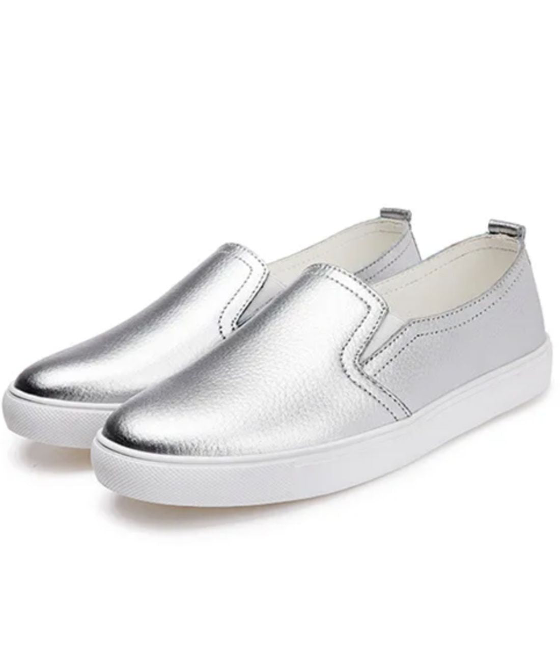 Women’s Platform Patent Leather Loafers Deep Black