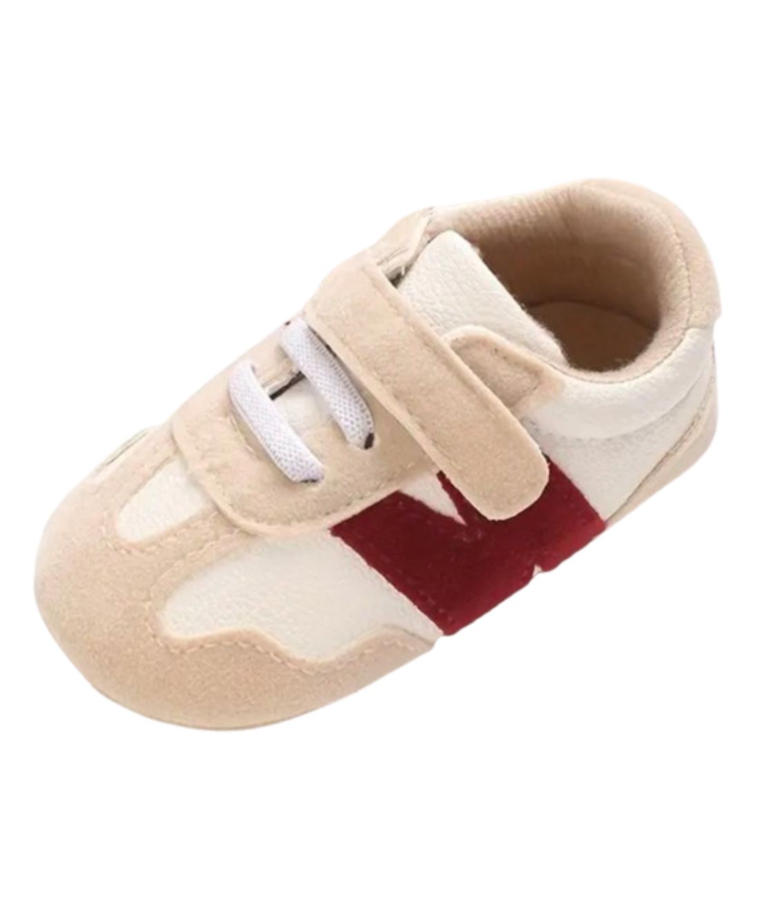 Baby Slip On Patent Leather Loafers Sand Beige
