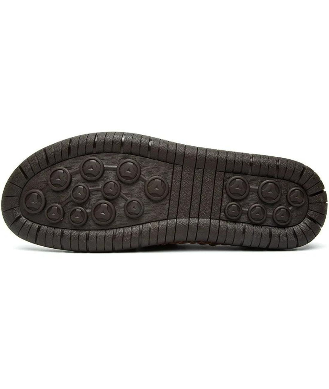 Men’s Slip On Leather Loafers Coffee Brown