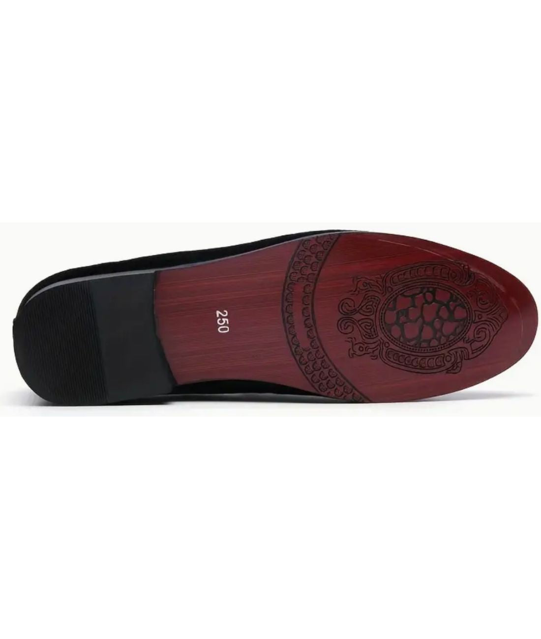 Men’s Platform Patent Leather Loafers Blue