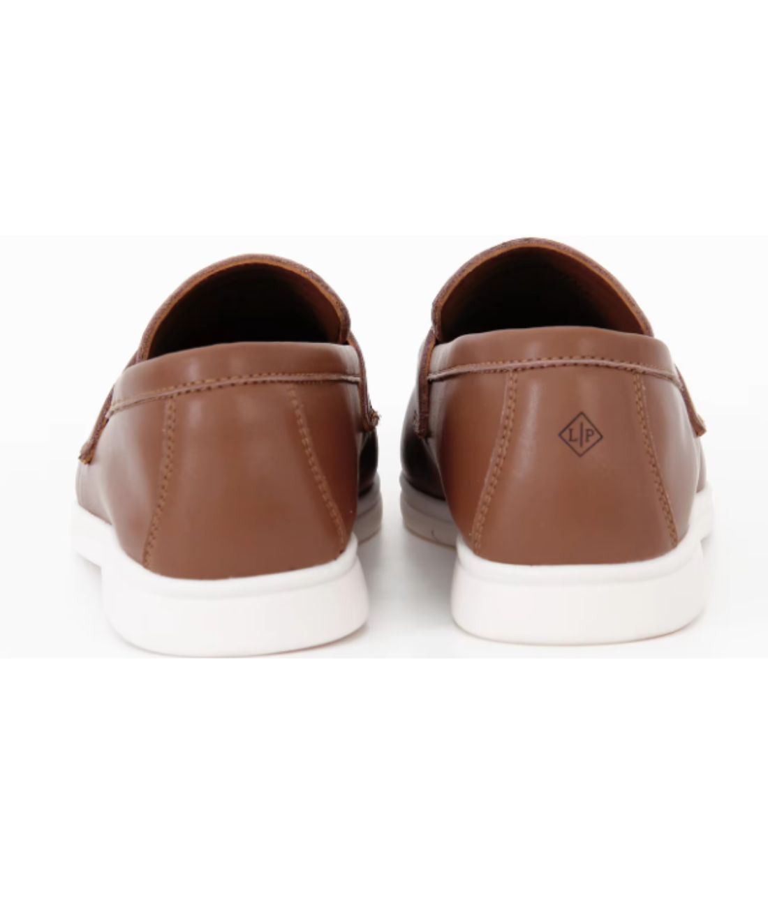Men’s Tassel Leather Loafers Coffee Brown