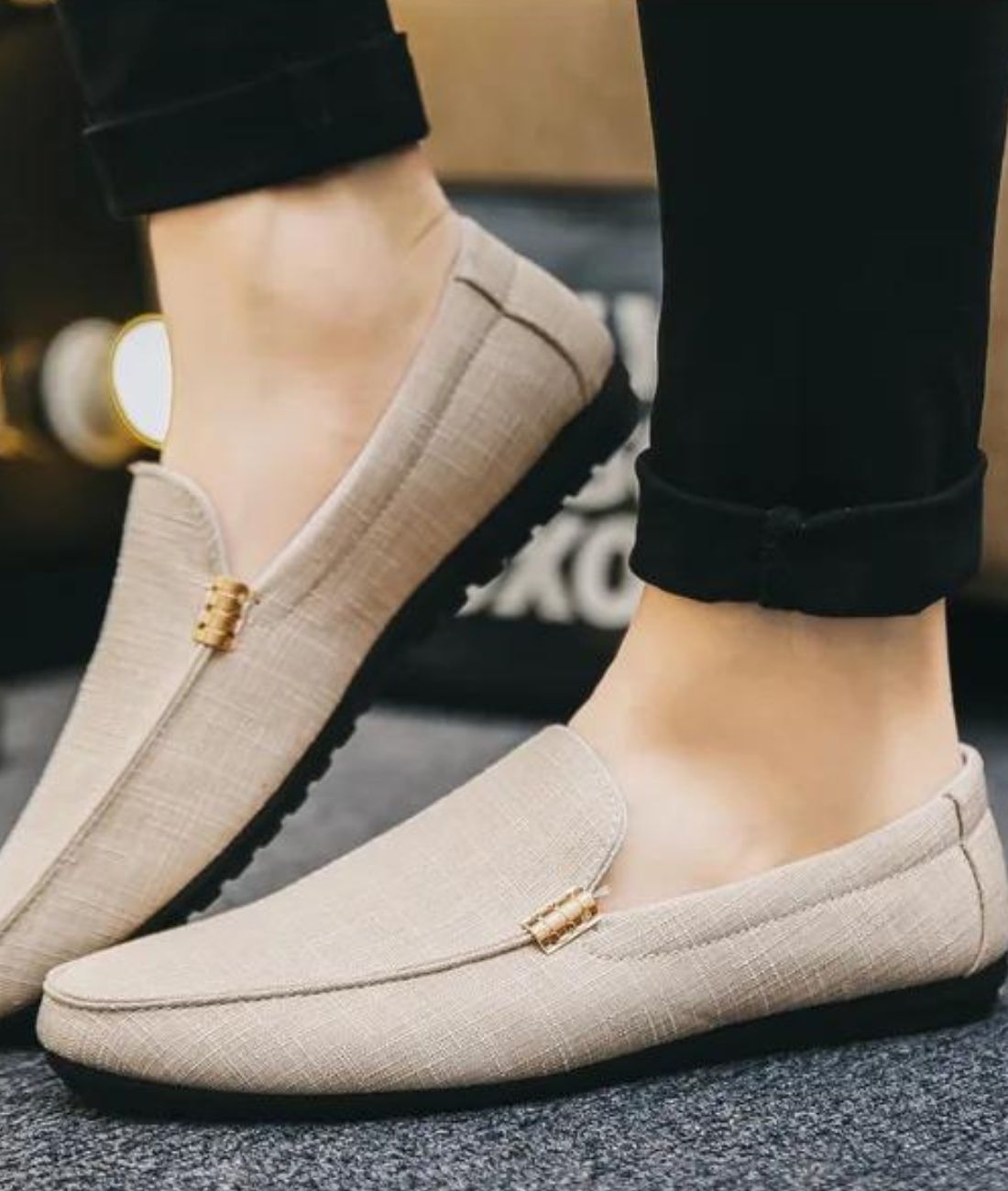 Women’s Horsebit Suede Loafers Sand Beige