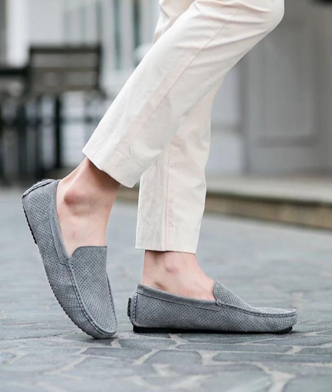 Women’s Slip On Suede Loafers Deep Black