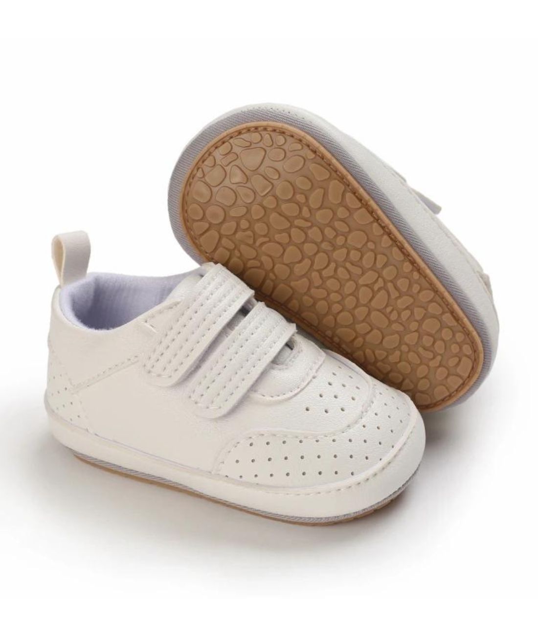 Baby Penny Leather Loafers Off White