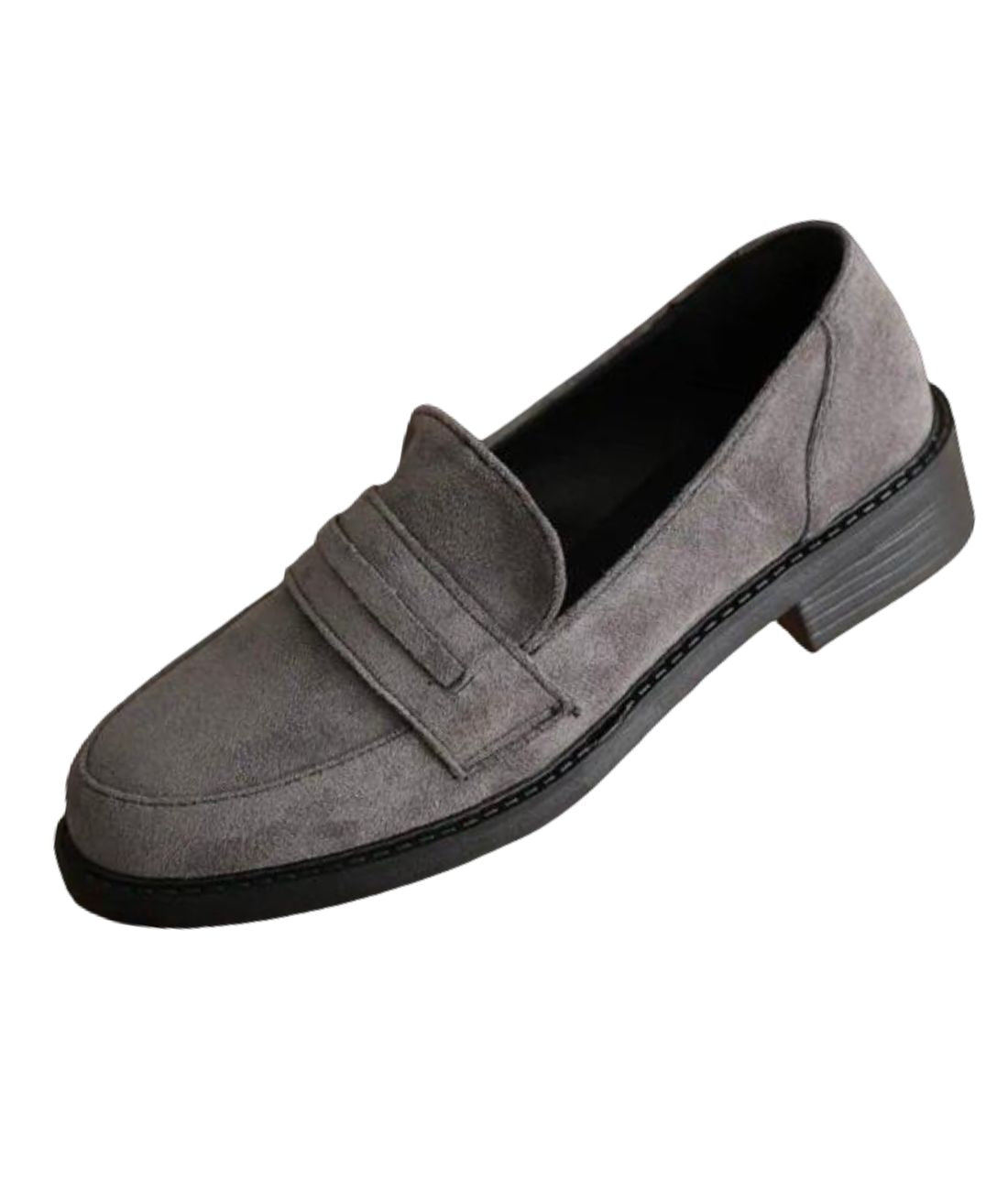Men’s Slip On Suede Loafers Grey
