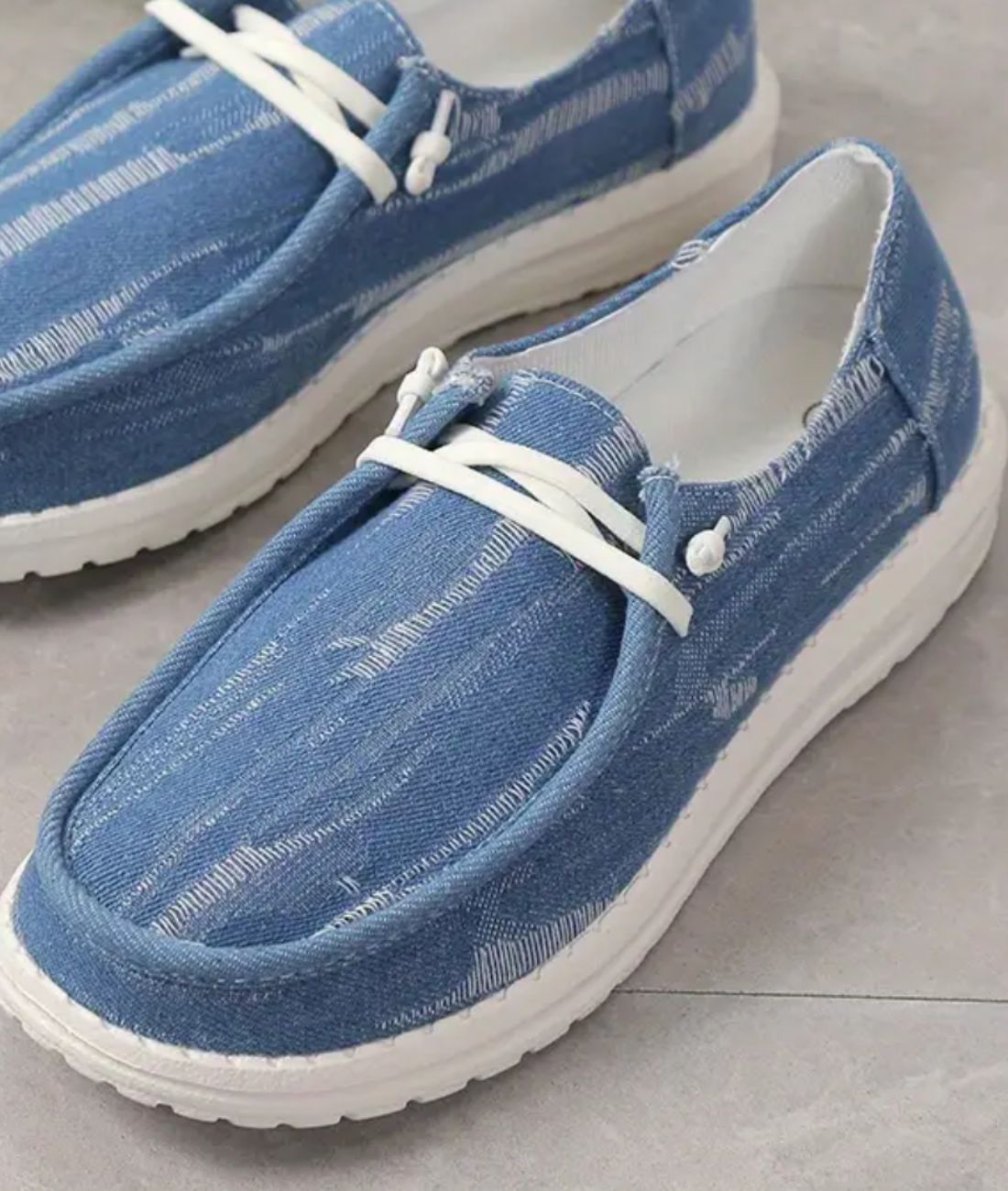 Women’s Slip On Patent Leather Loafers Blue