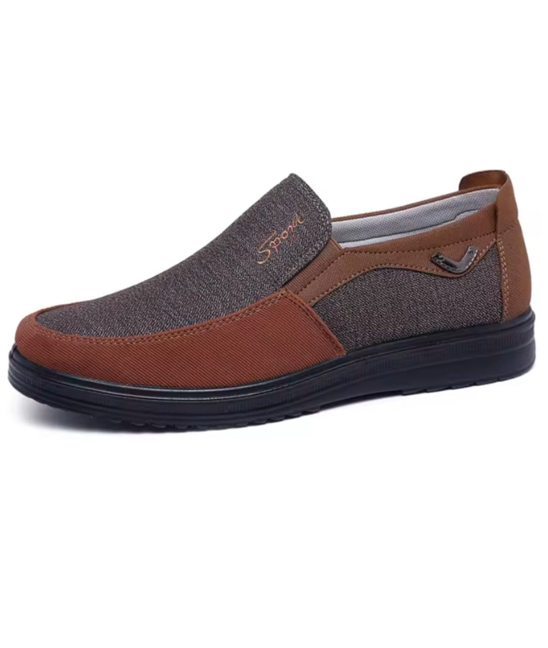 Men’s Slip On Suede Loafers Grey