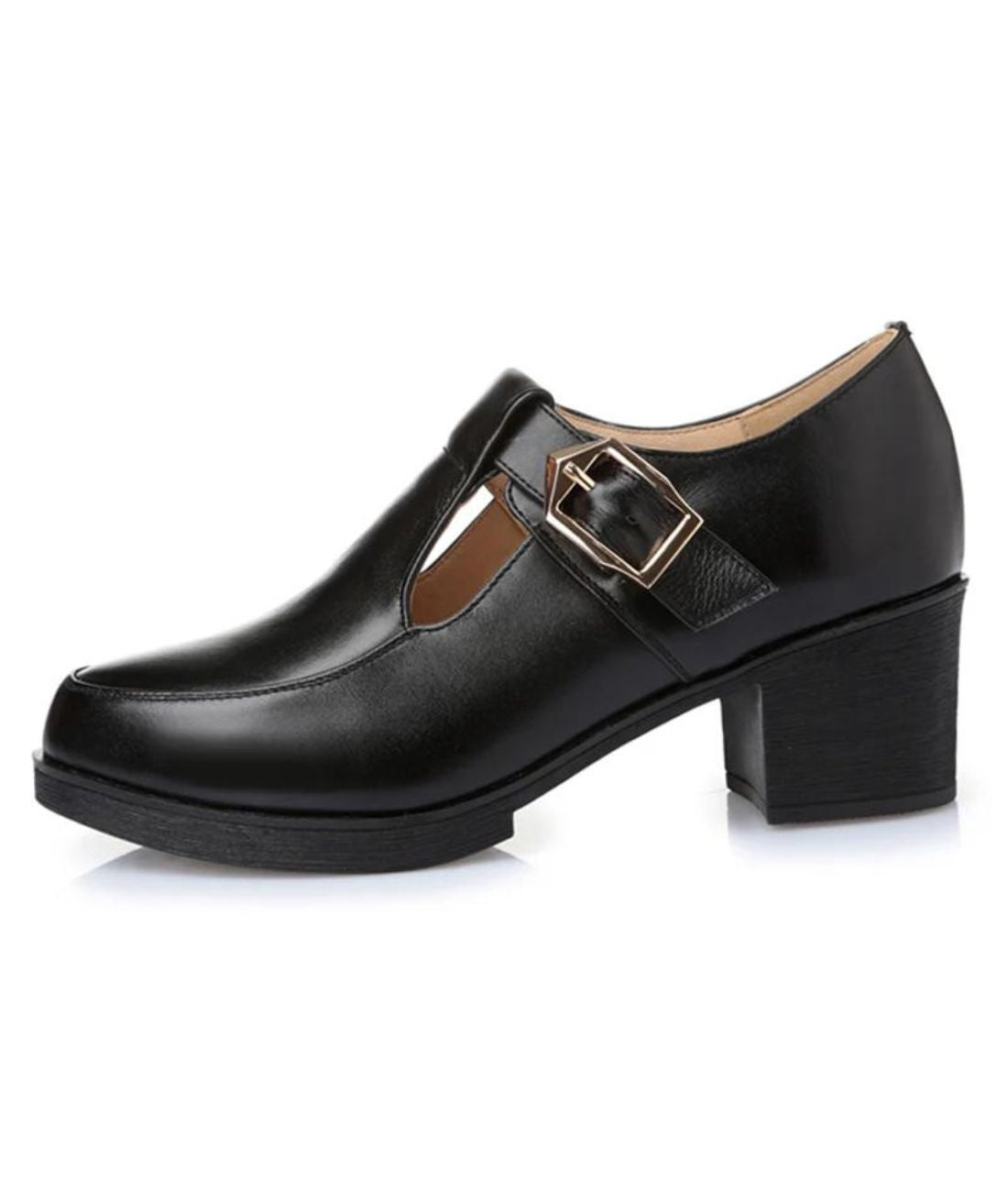 Women’s Slip On Patent Leather Loafers Deep Black