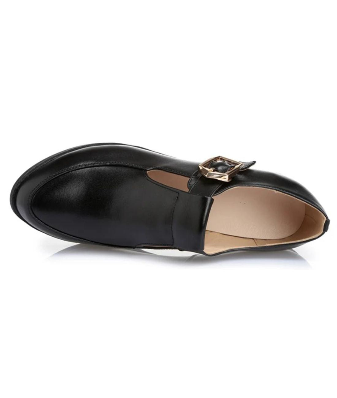 Women’s Slip On Patent Leather Loafers Deep Black