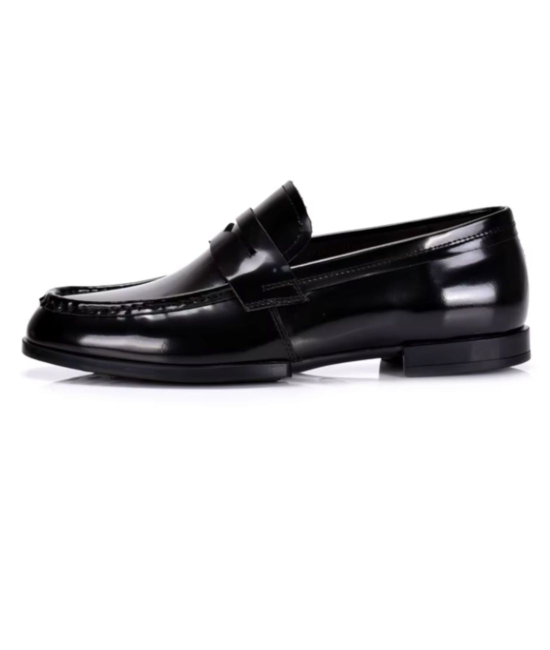 Men’s Penny Patent Leather Loafers Deep Black