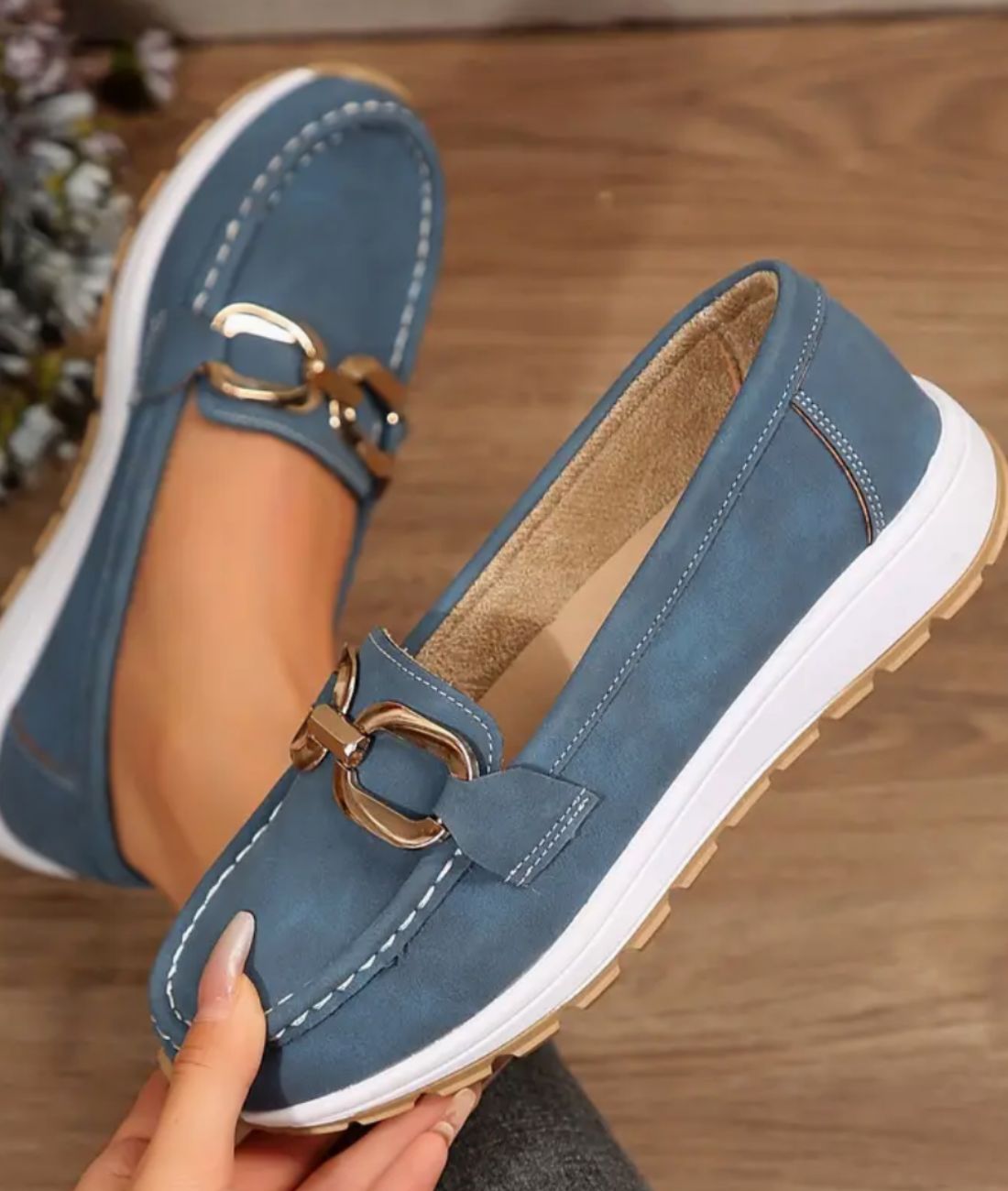 Men’s Penny Leather Loafers Blue
