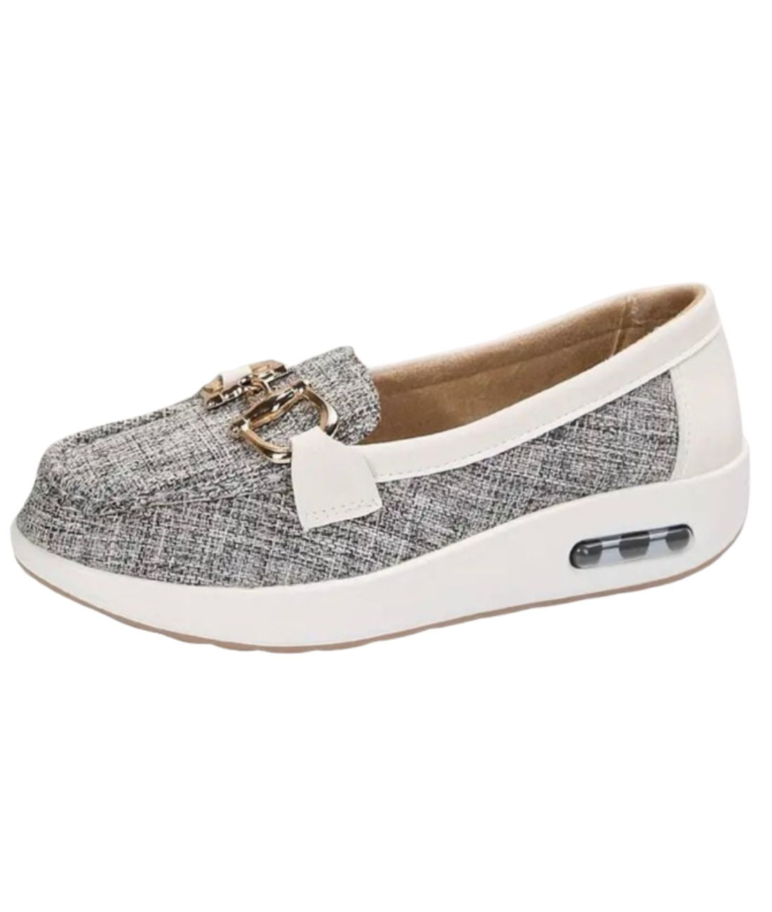 Women’s Horsebit Suede Loafers Grey