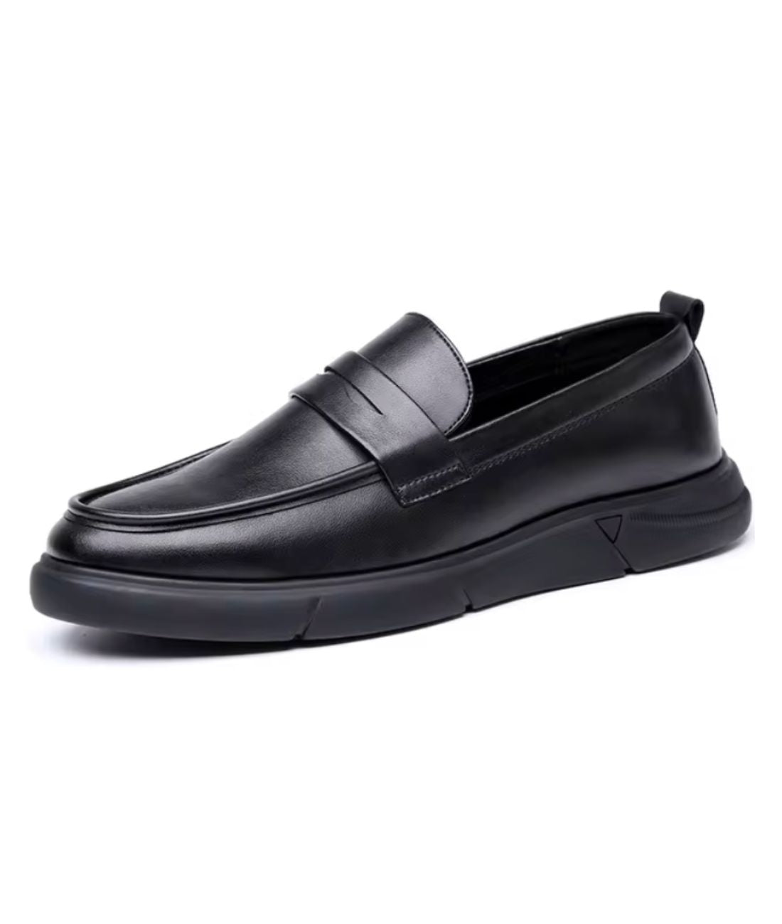Men’s Penny Patent Leather Loafers Deep Black
