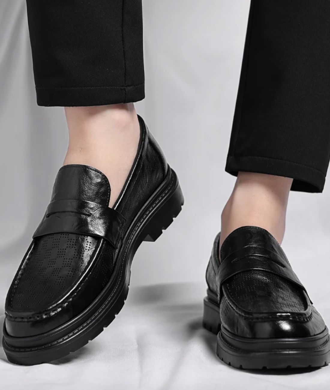 Men’s Leather Loafers Deep Black