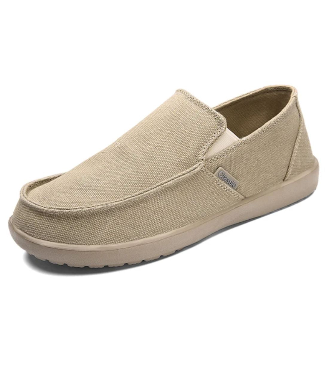 Women’s Slip On Leather Loafers Camel