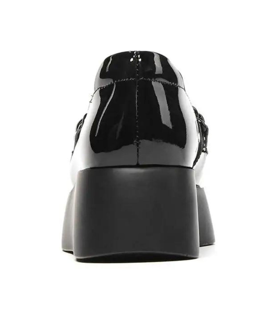 Women’s Slip On Patent Leather Loafers Deep Black