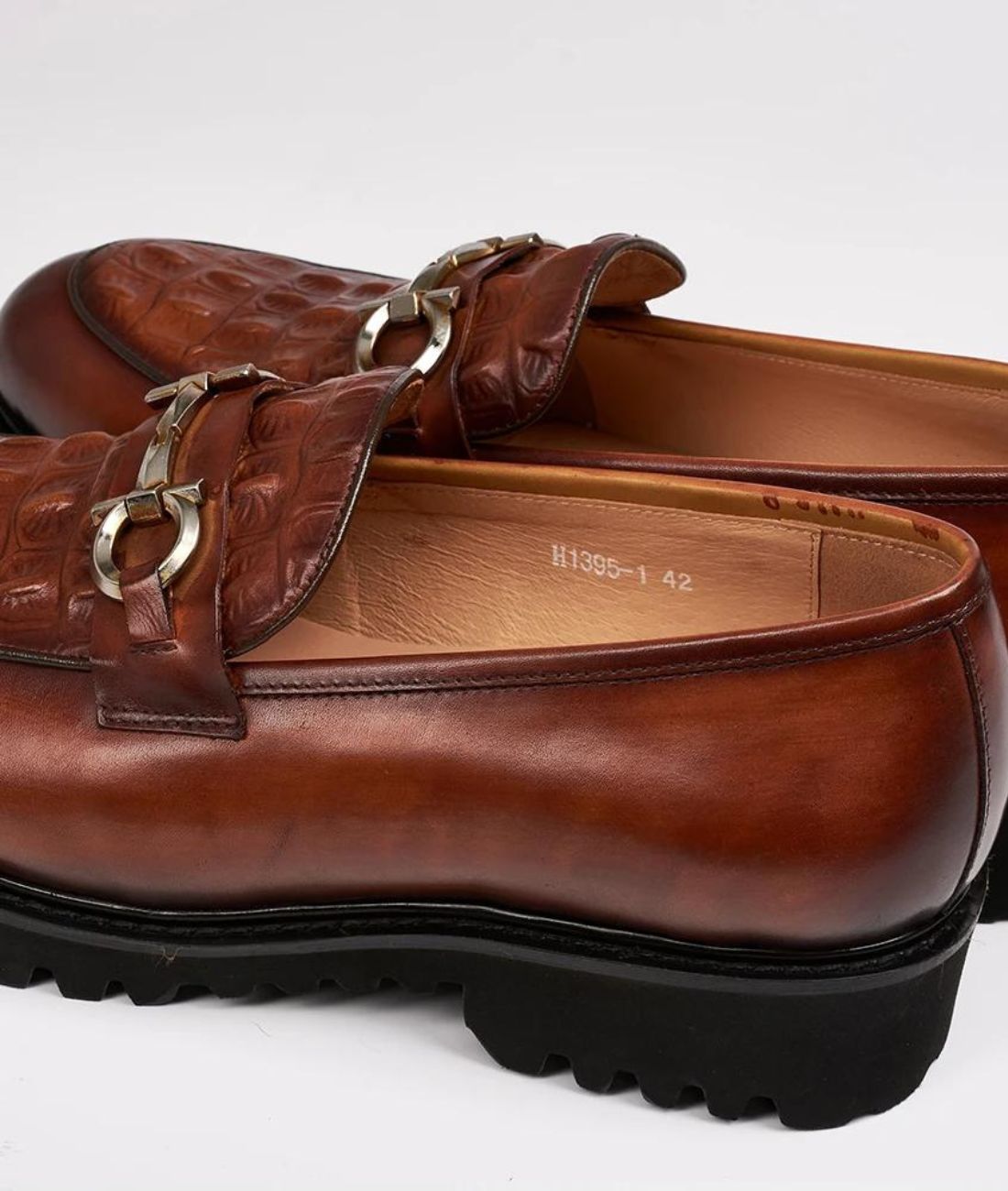 Women’s Horsebit Patent Leather Loafers Sand Beige