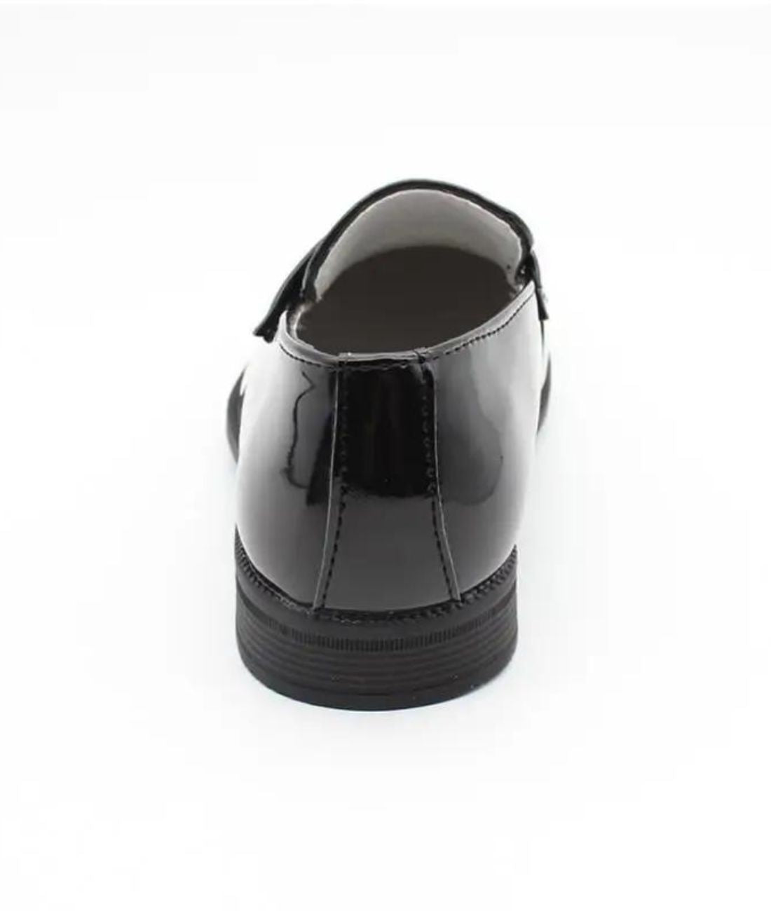 Women’s Slip On Patent Leather Loafers Deep Black