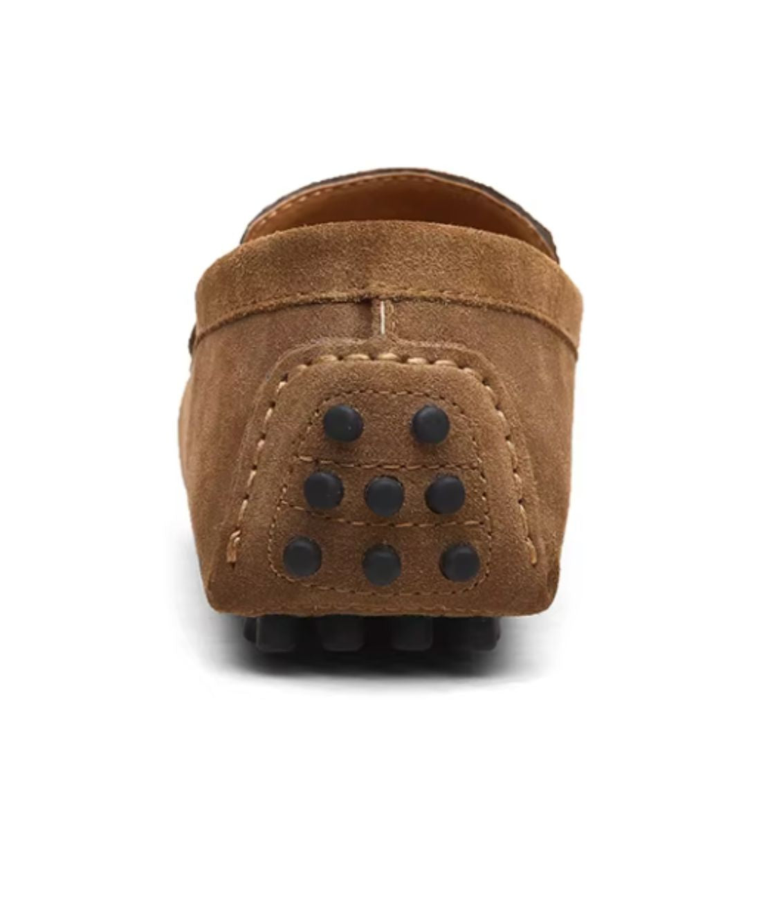 Men’s Driving Suede Loafers Coffee Brown