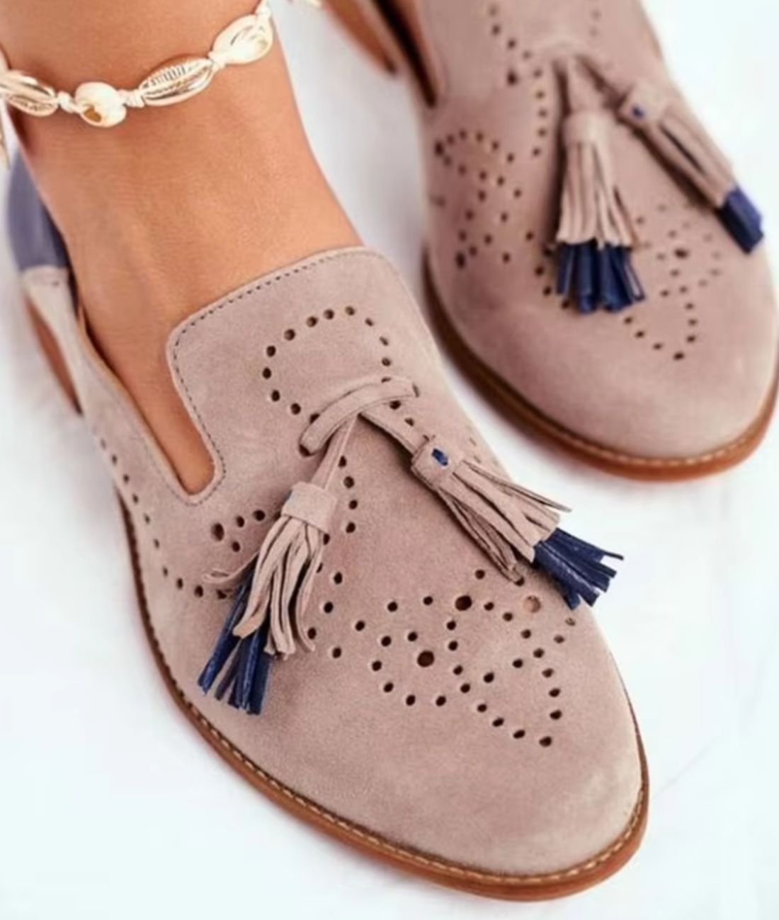 Women’s Tassel Suede Loafers Fuchsia