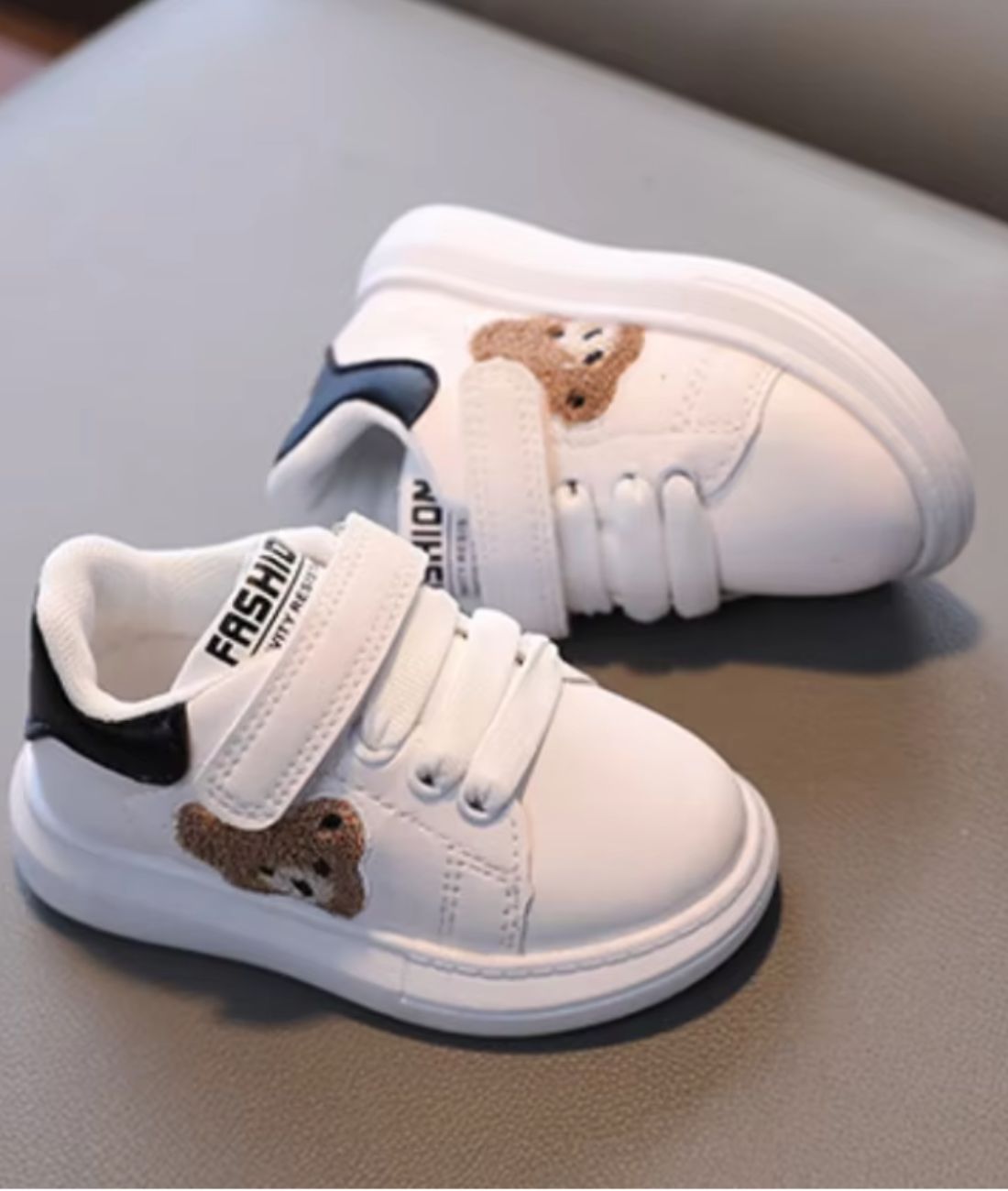 Girls’ Slip On Patent Leather Loafers Off White