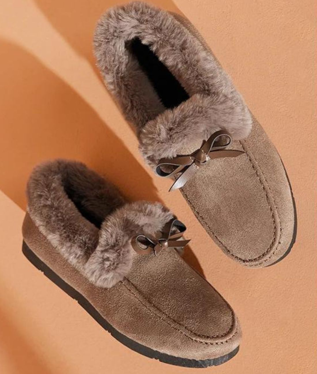 Women’s Driving Slip On Suede Loafers Deep Black