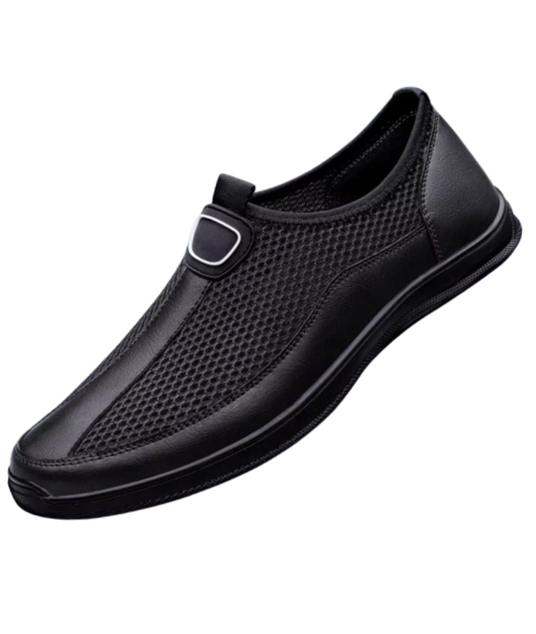 Men’s Slip On Suede Loafers Deep Black