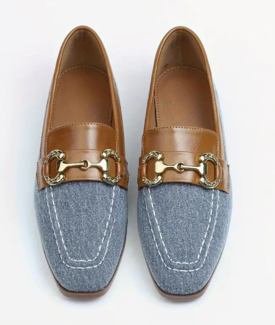 Women’s Horsebit Leather Loafers Coffee Brown