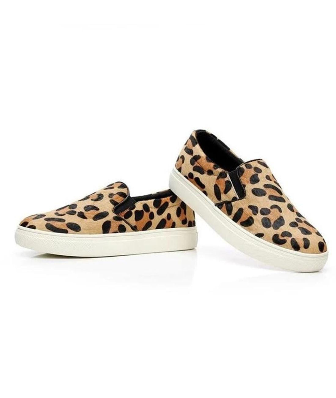 Women’s Slip On Patent Leather Loafers Off White