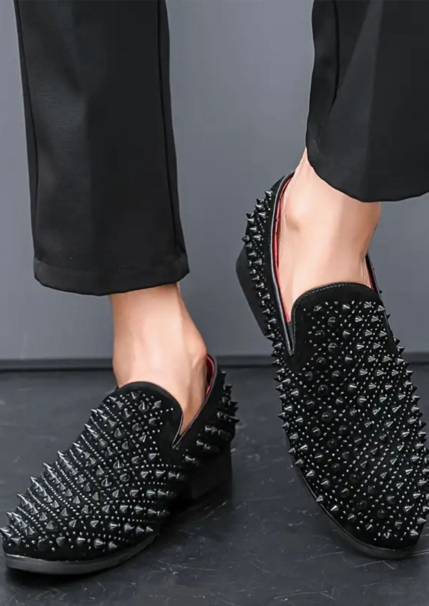 Women’s Slip On Patent Leather Loafers Deep Black