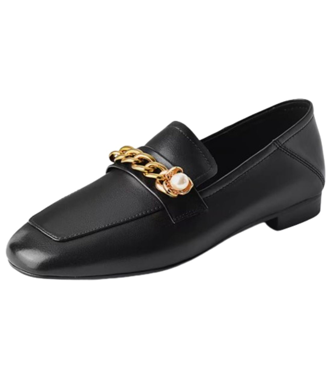 Women’s Slip On Patent Leather Loafers Deep Black