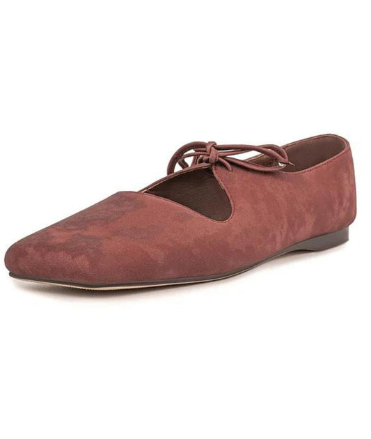 Women’s Slip On Suede Loafers Burgundy