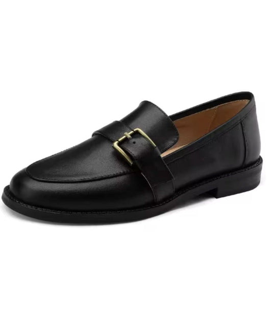 Men’s Horsebit Patent Leather Loafers Deep Black