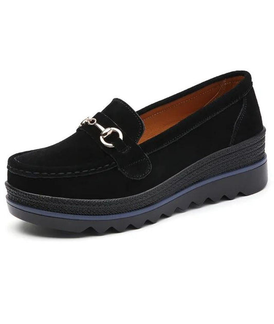 Women’s Horsebit Patent Leather Loafers Deep Black