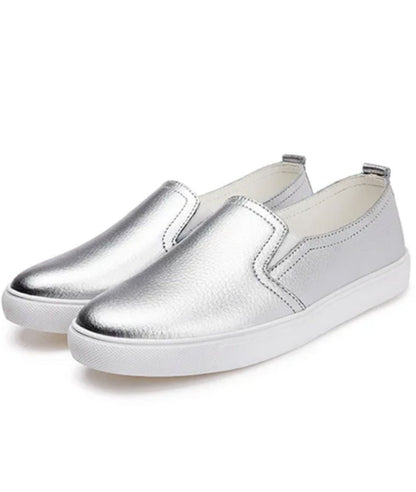 Women’s Platform Patent Leather Loafers Deep Black