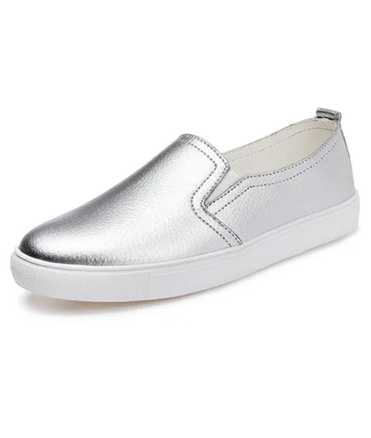 Women’s Platform Patent Leather Loafers Deep Black
