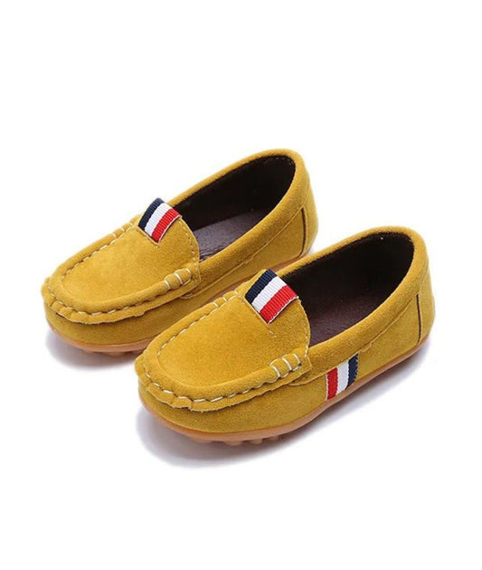 Women’s Platform Patent Leather Loafers Camel