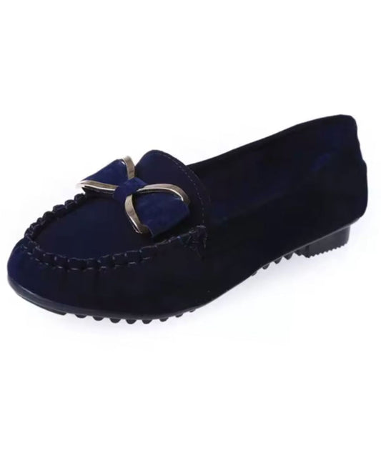 Men’s Penny Suede Loafers Navy