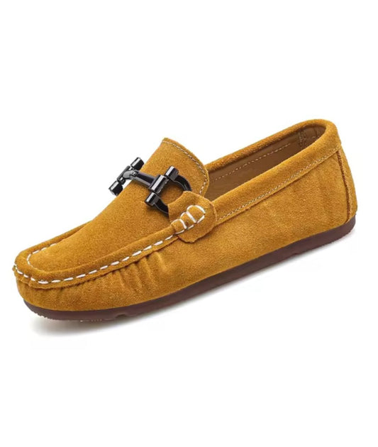 Women’s Horsebit Suede Loafers Camel