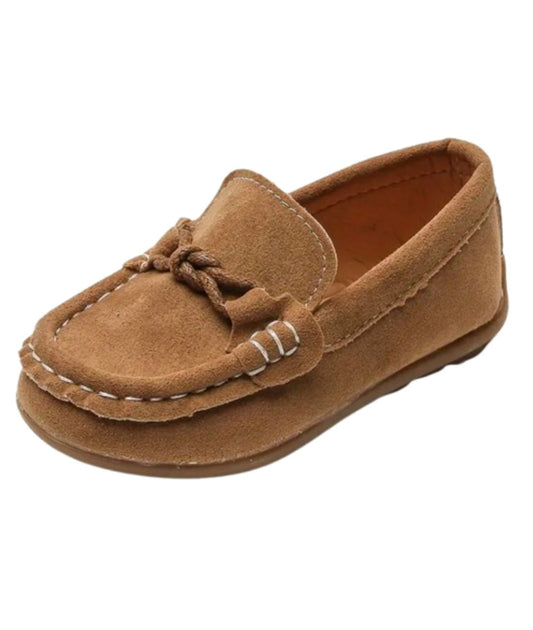 Women’s Driving Suede Loafers Coffee Brown