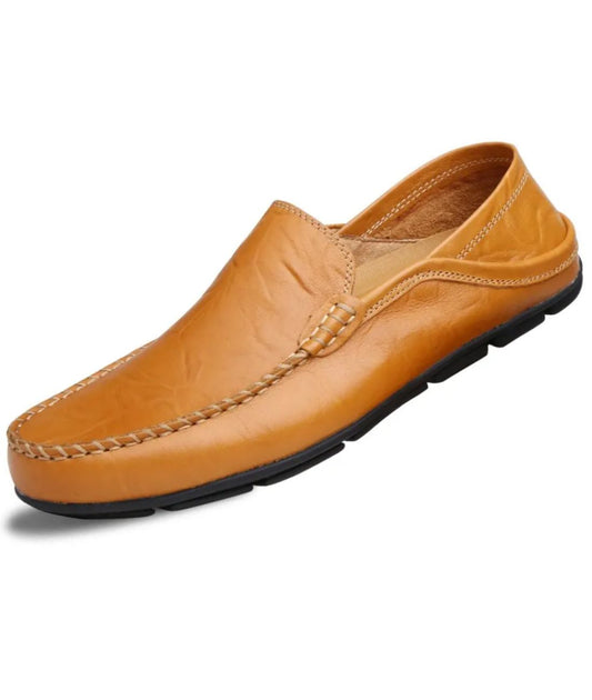 Men’s Penny Leather Loafers Camel