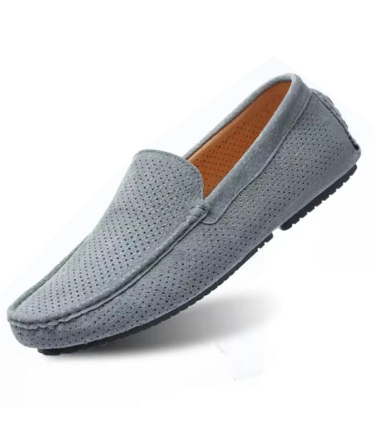 Women’s Slip On Suede Loafers Deep Black