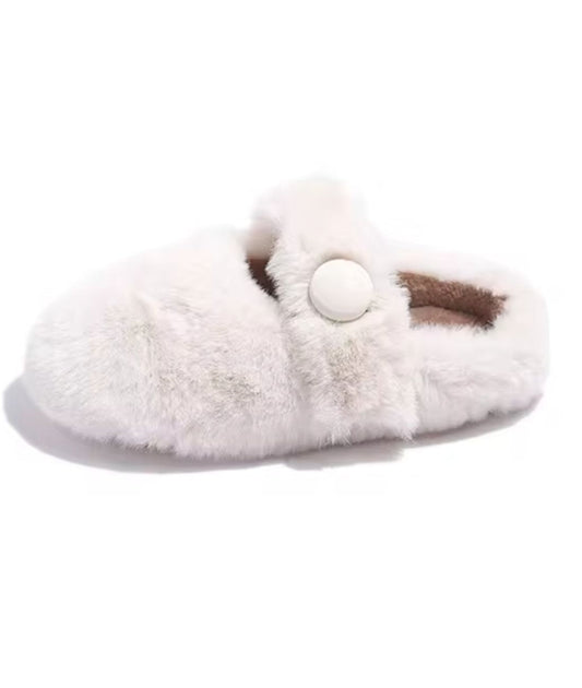 Women’s Platform Patent Leather Loafers Cream