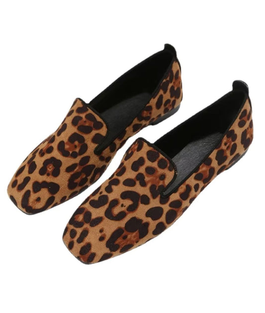 Women’s Slip On Patent Leather Loafers Cognac Brown