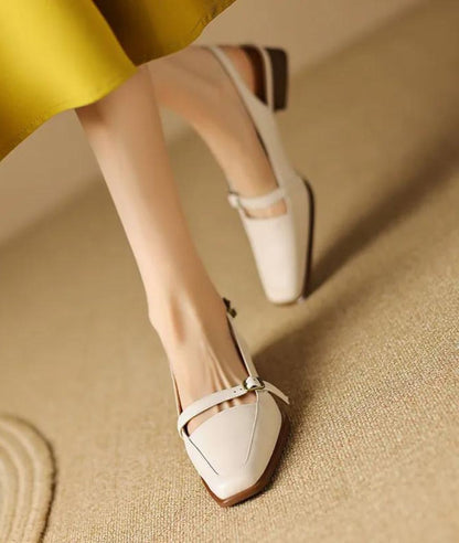 Women’s Low Heel Patent Leather Loafers Sand Beige