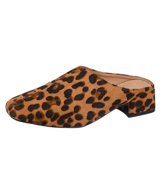 Women’s Mules Penny Leather Loafers Cognac Brown